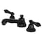 Kingston Brass KS4460PKL Duchess Widespread Bathroom Faucet W/Brass Pop-Up, Matte Blk KS4460PKL - alternate 1